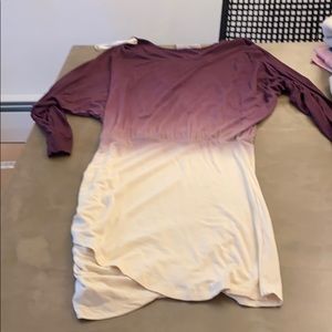 Long sleeve ombré young fabulous and broke dress